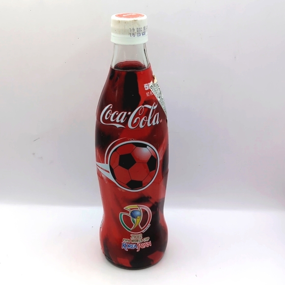 Coca Cola Other - Vintage Coca Cola 2002 FIFA World Cup Korea / Japan Glass Bottle (Still Sealed)